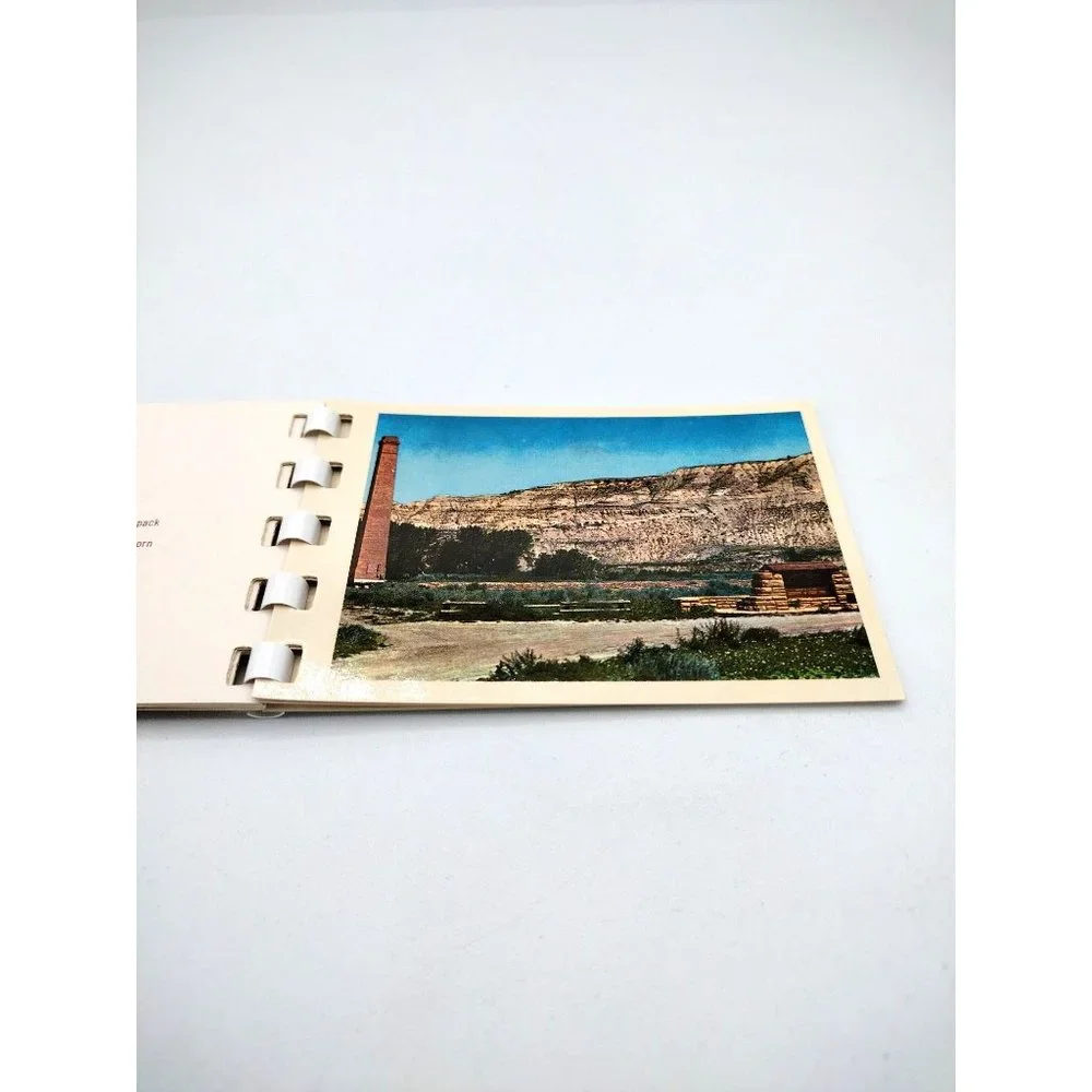 North Dakota & Badlands Miniature Album 10 Color Prints Mirro-Krome HS Crocker